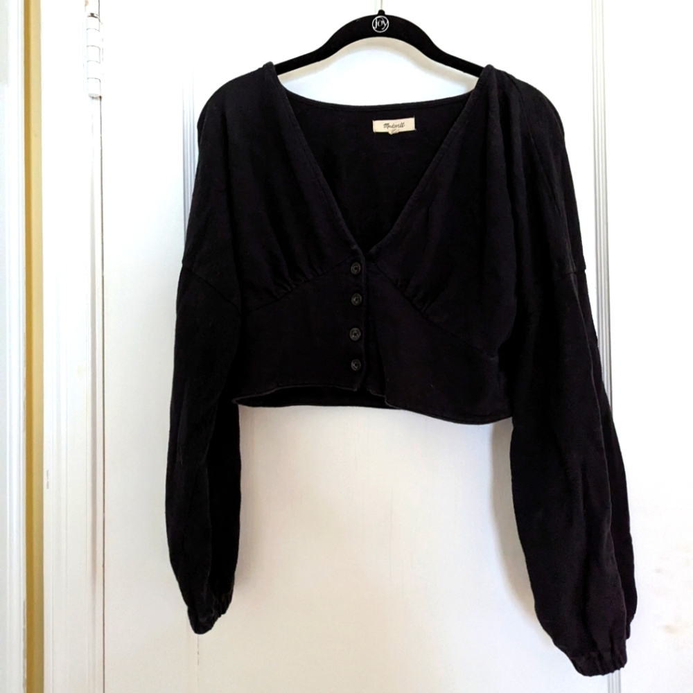Madewell Long Sleeve Crop Top